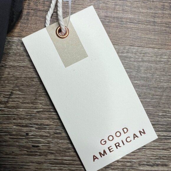 NWT Good American Contour One Piece Swimsuit GSW0243 Black Size 3 Large - Picture 4 of 14